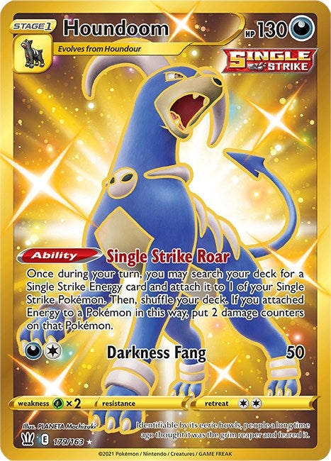 Image for Houndoom (Secret) (179/163) (SWSH05: Battle Styles) (SWSH05) - Pokemon