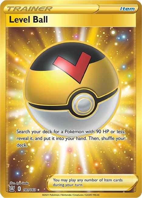 Image for Level Ball (Secret) (181/163) (SWSH05: Battle Styles) (SWSH05) - Pokemon
