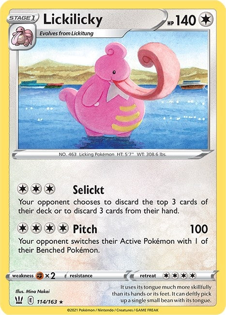 Image for Lickilicky (114/163) (SWSH05: Battle Styles) (SWSH05) - Pokemon