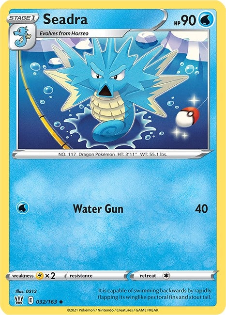 Image for Seadra (032/163) (SWSH05: Battle Styles) (SWSH05) - Pokemon