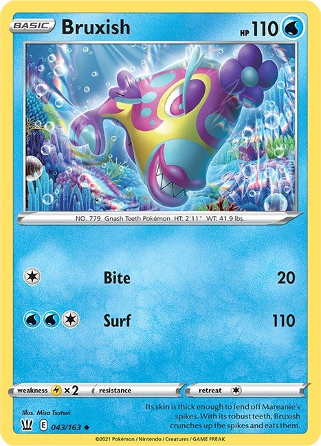 Image for Bruxish (043/163) (SWSH05: Battle Styles) (SWSH05) - Pokemon