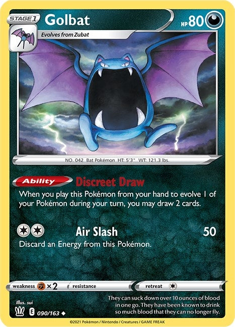 Image for Golbat (090/163) (SWSH05: Battle Styles) (SWSH05) - Pokemon
