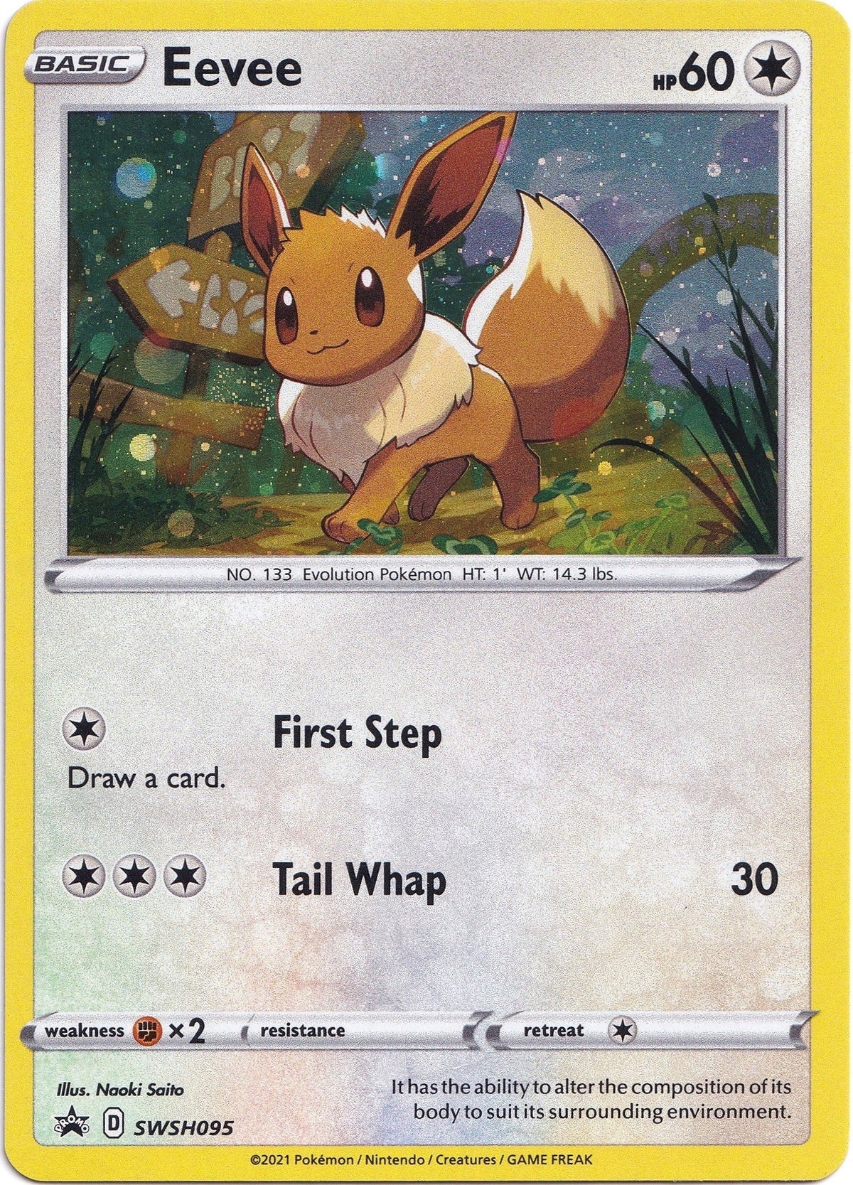Image for Eevee - SWSH095 (SWSH095) (SWSH: Sword & Shield Promo Cards) (SWSD) - Pokemon