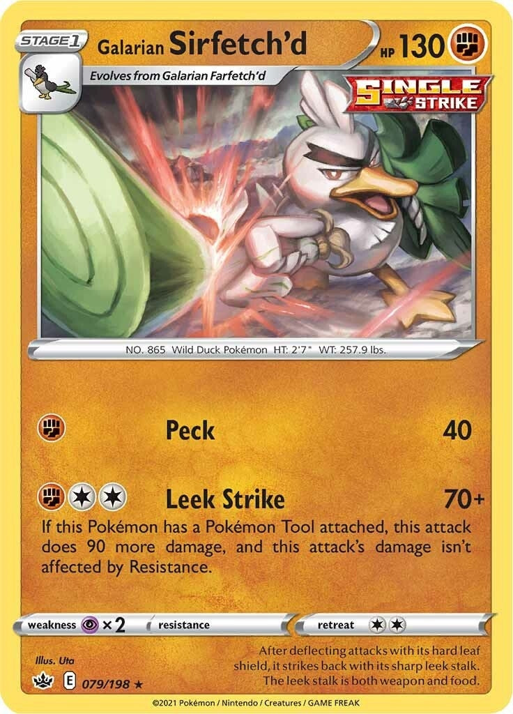 Image for Galarian Sirfetch'd (079/198) (SWSH06: Chilling Reign) (SWSH06) - Pokemon