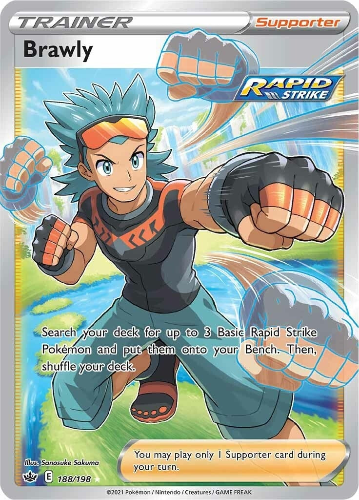 Image for Brawly (Full Art) (188/198) (SWSH06: Chilling Reign) (SWSH06) - Pokemon