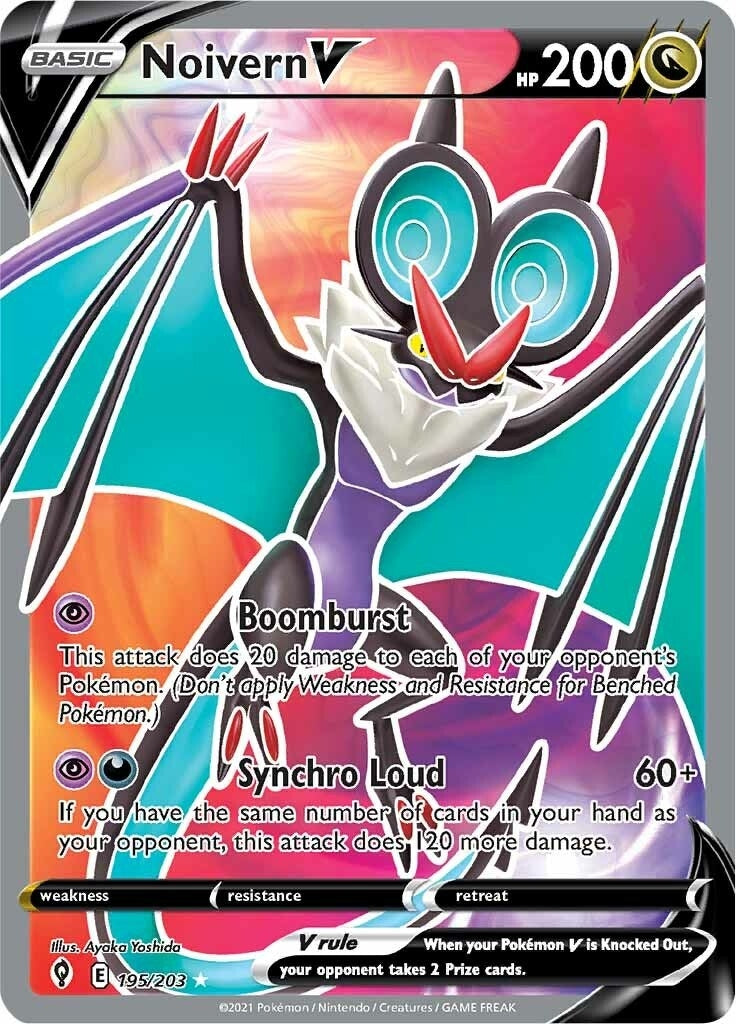 Image for Noivern V (Full Art) (195/203) (SWSH07: Evolving Skies) (SWSH07) - Pokemon
