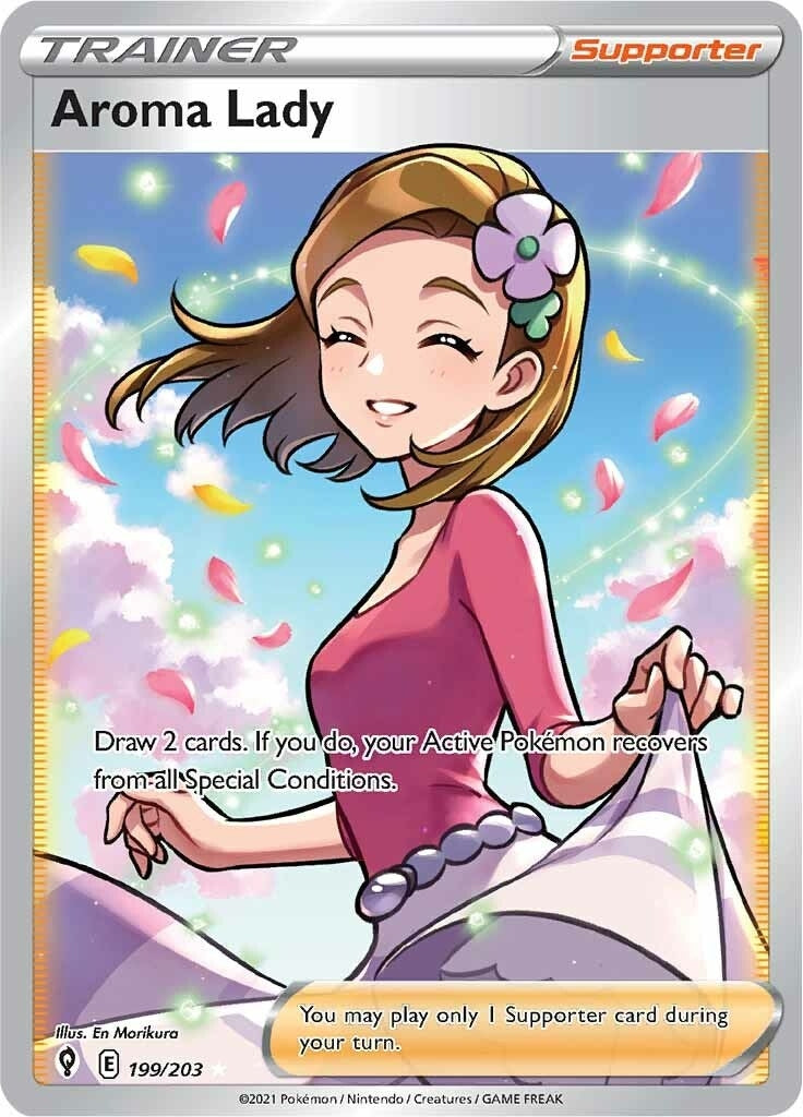 Image for Aroma Lady (Full Art) (199/203) (SWSH07: Evolving Skies) (SWSH07) - Pokemon