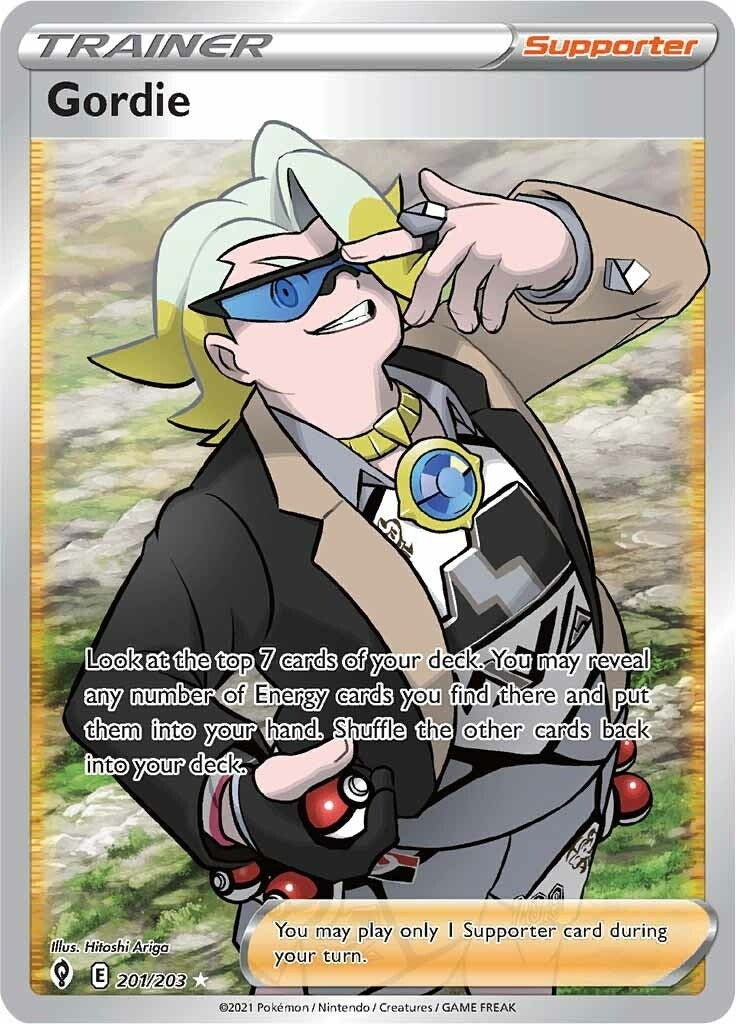 Image for Gordie (Full Art) (201/203) (SWSH07: Evolving Skies) (SWSH07) - Pokemon