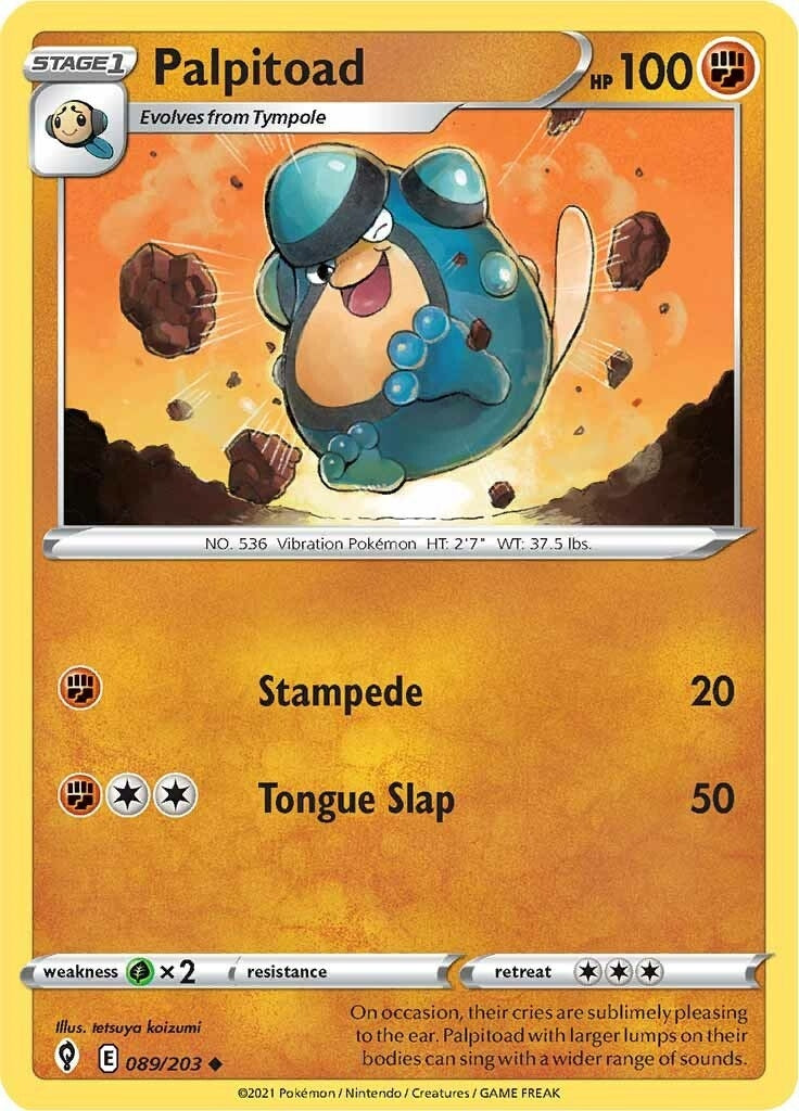 Image for Palpitoad (089/203) (SWSH07: Evolving Skies) (SWSH07) - Pokemon