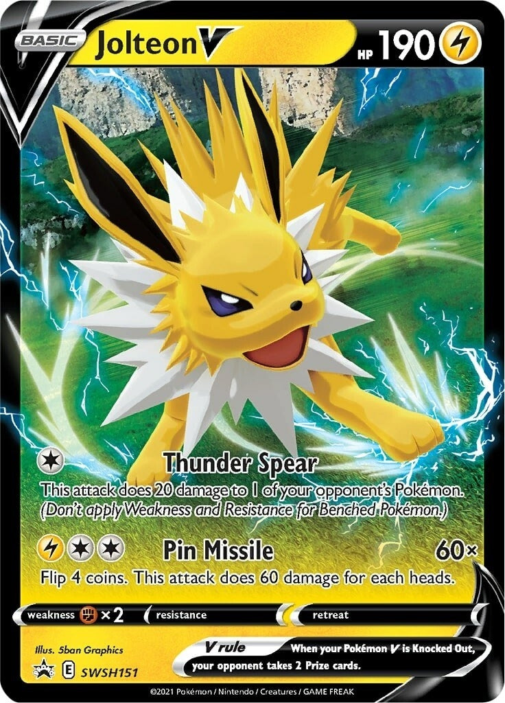 Image for Jolteon V - SWSH151 (SWSH151) (SWSH: Sword & Shield Promo Cards) (SWSD) - Pokemon