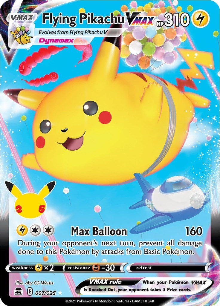 Flying Pikachu VMAX (007/025) (Celebrations)