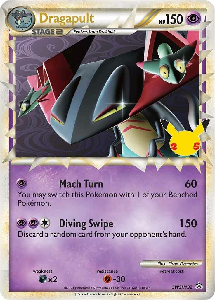 Image for Dragapult (Prime) - SWSH132 (SWSH132) (SWSH: Sword & Shield Promo Cards) (SWSD) - Pokemon