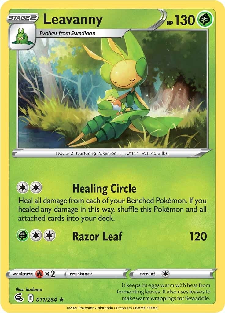 Image for Leavanny (011/264) (SWSH08: Fusion Strike) (SWSH08) - Pokemon
