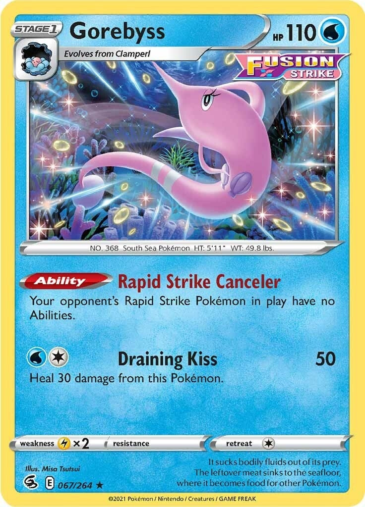 Image for Gorebyss (067/264) (SWSH08: Fusion Strike) (SWSH08) - Pokemon