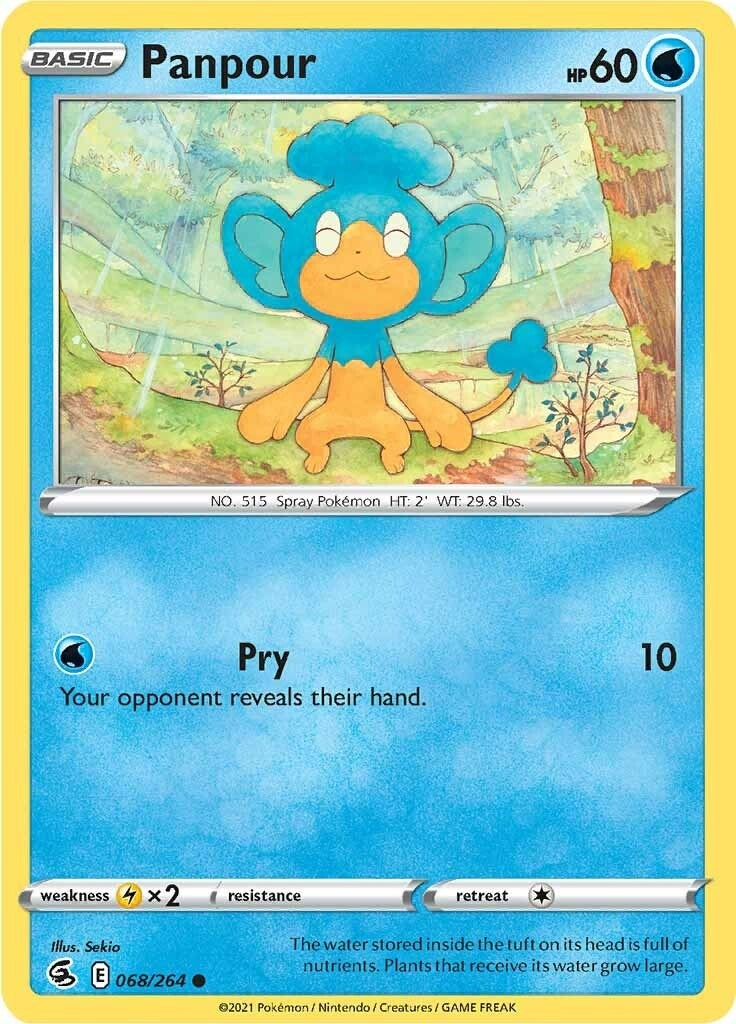 Image for Panpour (068/264) (SWSH08: Fusion Strike) (SWSH08) - Pokemon