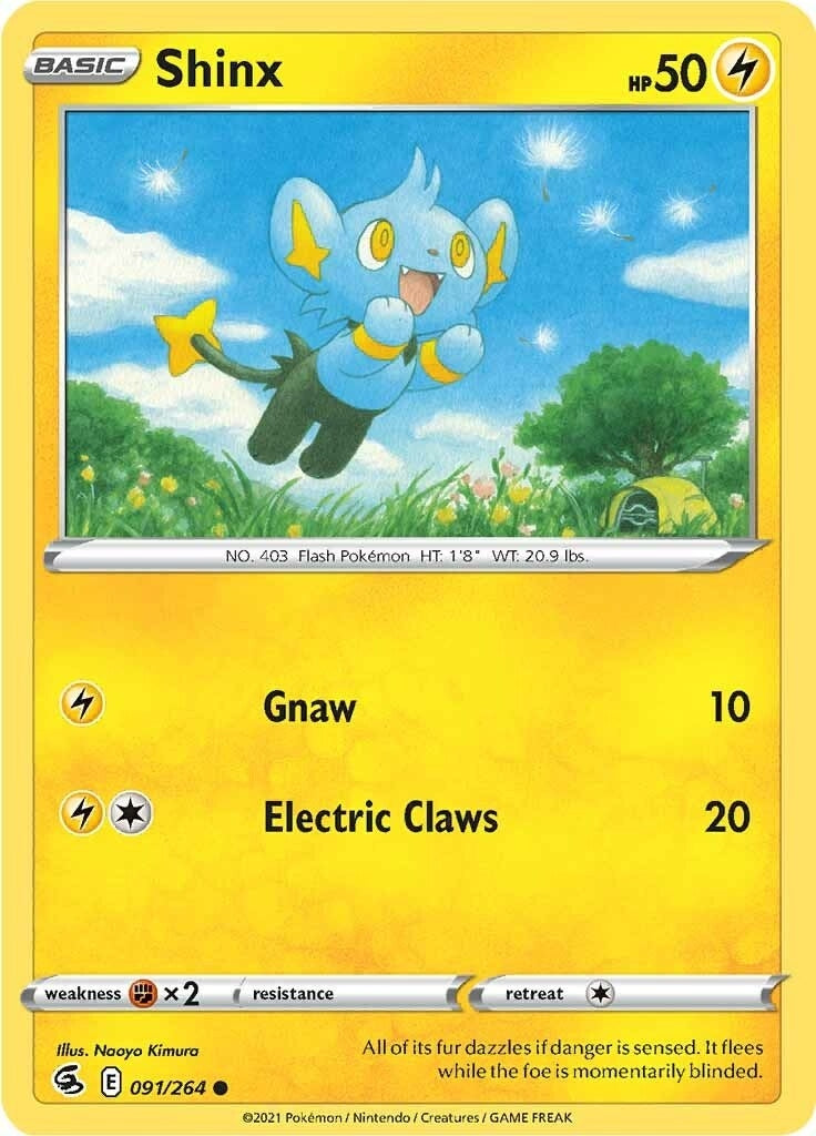 Image for Shinx (091/264) (SWSH08: Fusion Strike) (SWSH08) - Pokemon