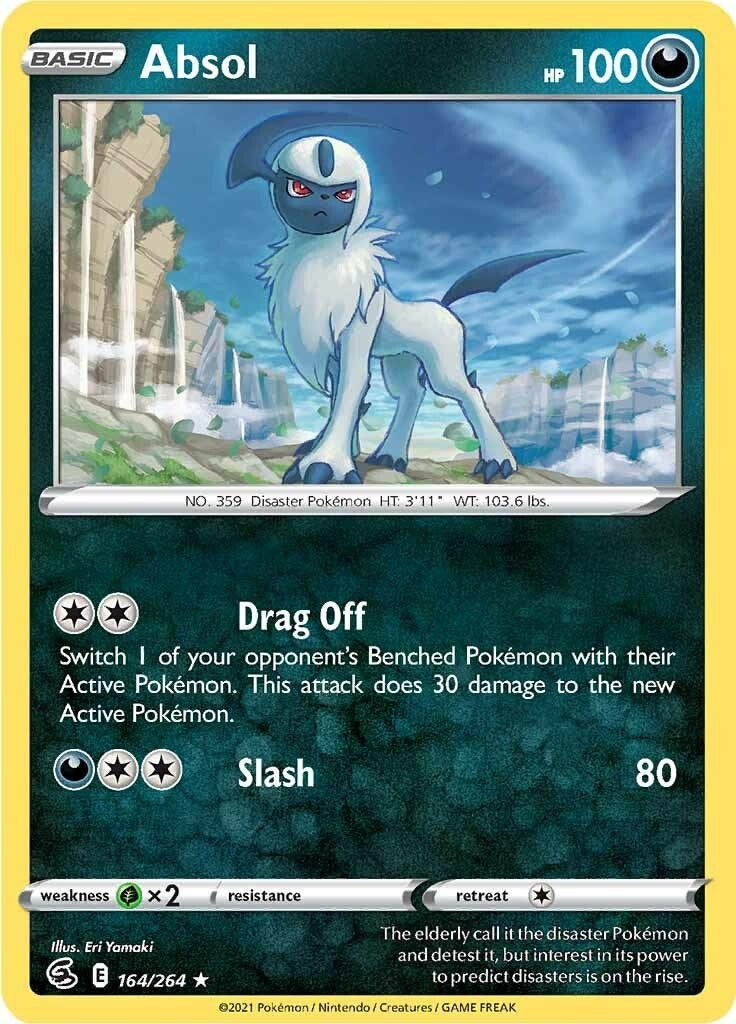 Image for Absol (164/264) (SWSH08: Fusion Strike) (SWSH08) - Pokemon