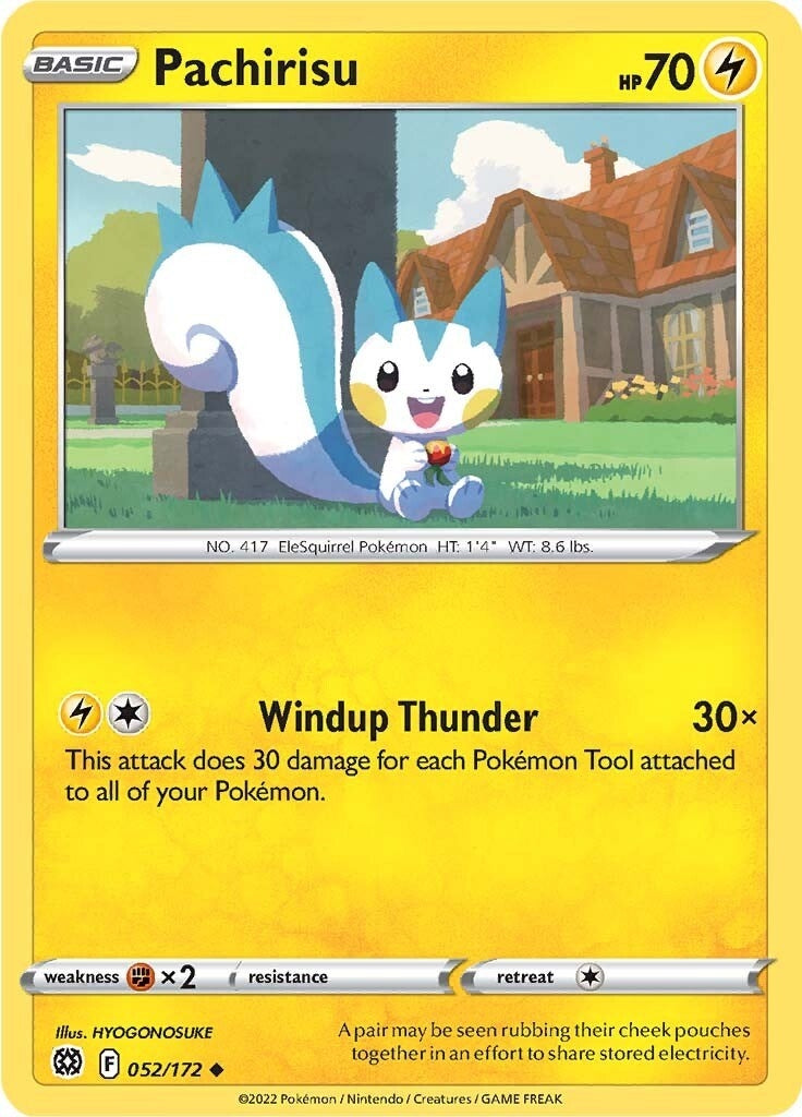 Image for Pachirisu (052/172) (SWSH09: Brilliant Stars) (SWSH09) - Pokemon