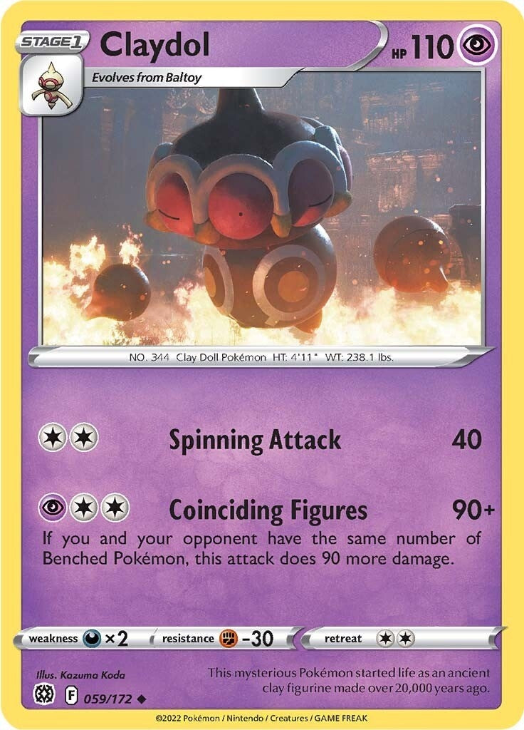 Image for Claydol (059/172) (SWSH09: Brilliant Stars) (SWSH09) - Pokemon