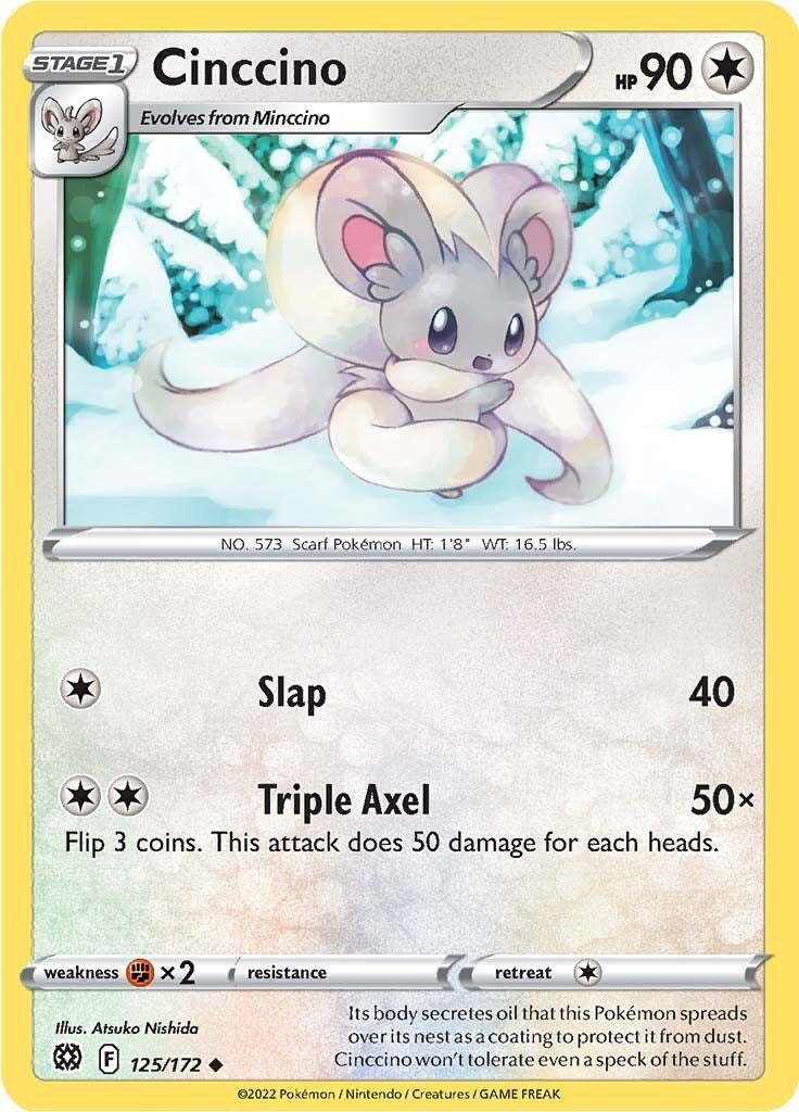 Image for Cinccino (125/172) (SWSH09: Brilliant Stars) (SWSH09) - Pokemon