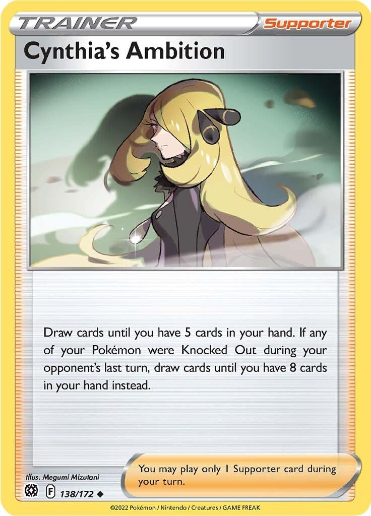 Image for Cynthia's Ambition (138/172) (SWSH09: Brilliant Stars) (SWSH09) - Pokemon