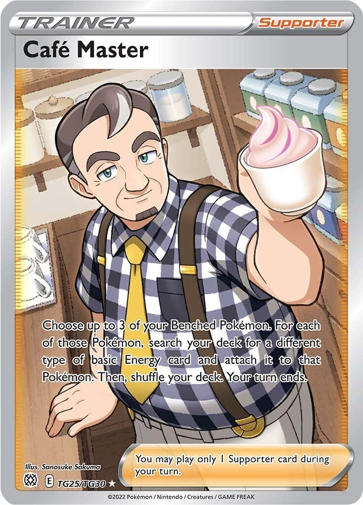 Image for Cafe Master (TG25/TG30) (SWSH09: Brilliant Stars Trainer Gallery) (SWSH09:TG) - Pokemon