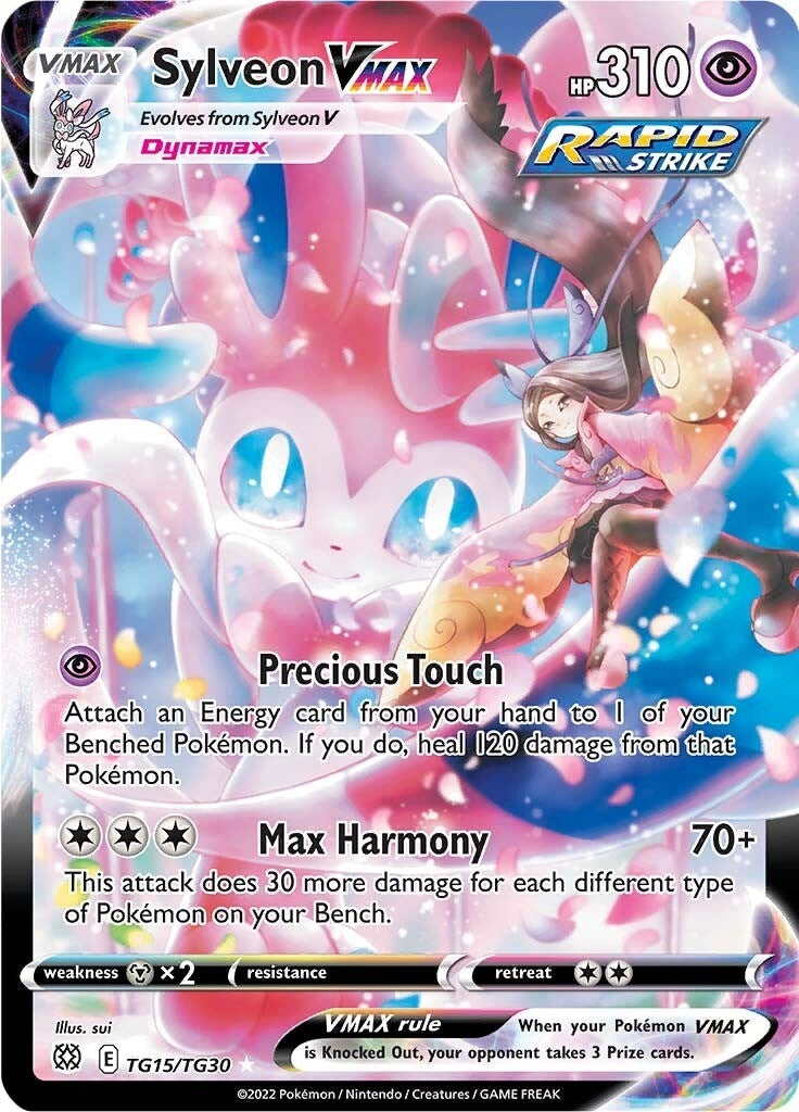 Image for Sylveon VMAX (TG15/TG30) (SWSH09: Brilliant Stars Trainer Gallery) (SWSH09:TG) - Pokemon