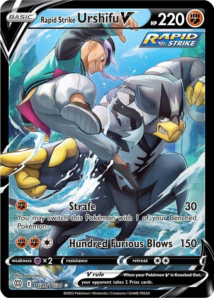 Image for Rapid Strike Urshifu V (TG20/TG30) (SWSH09: Brilliant Stars Trainer Gallery) (SWSH09:TG) - Pokemon