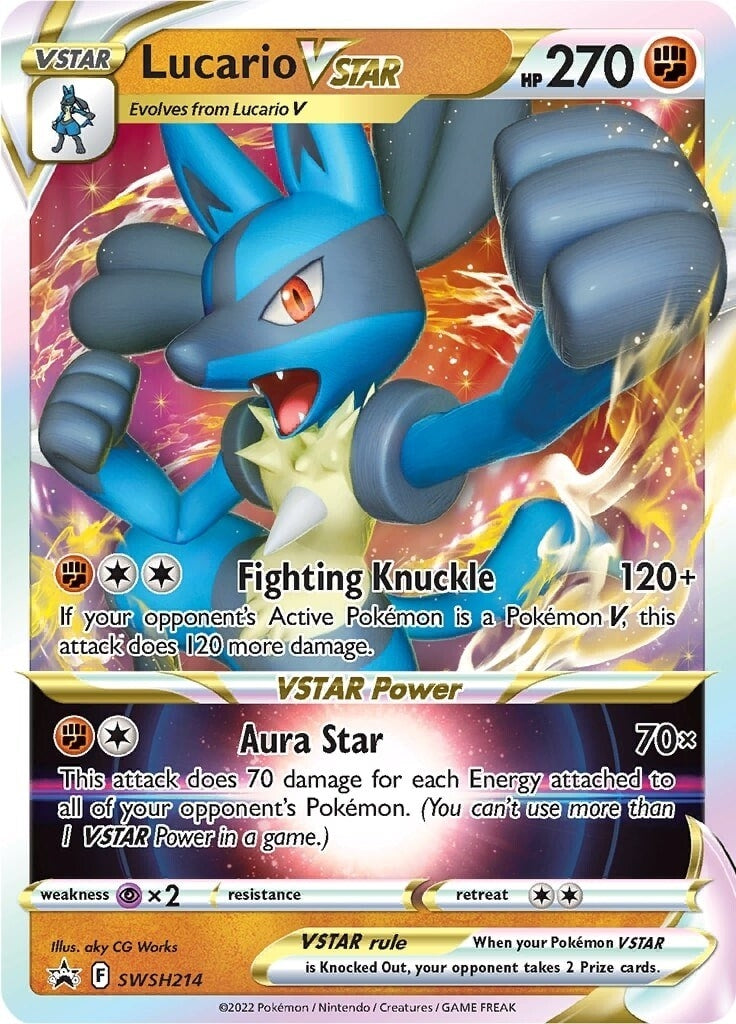 Image for Lucario VSTAR - SWSH214 (SWSH214) (SWSH: Sword & Shield Promo Cards) (SWSD) - Pokemon