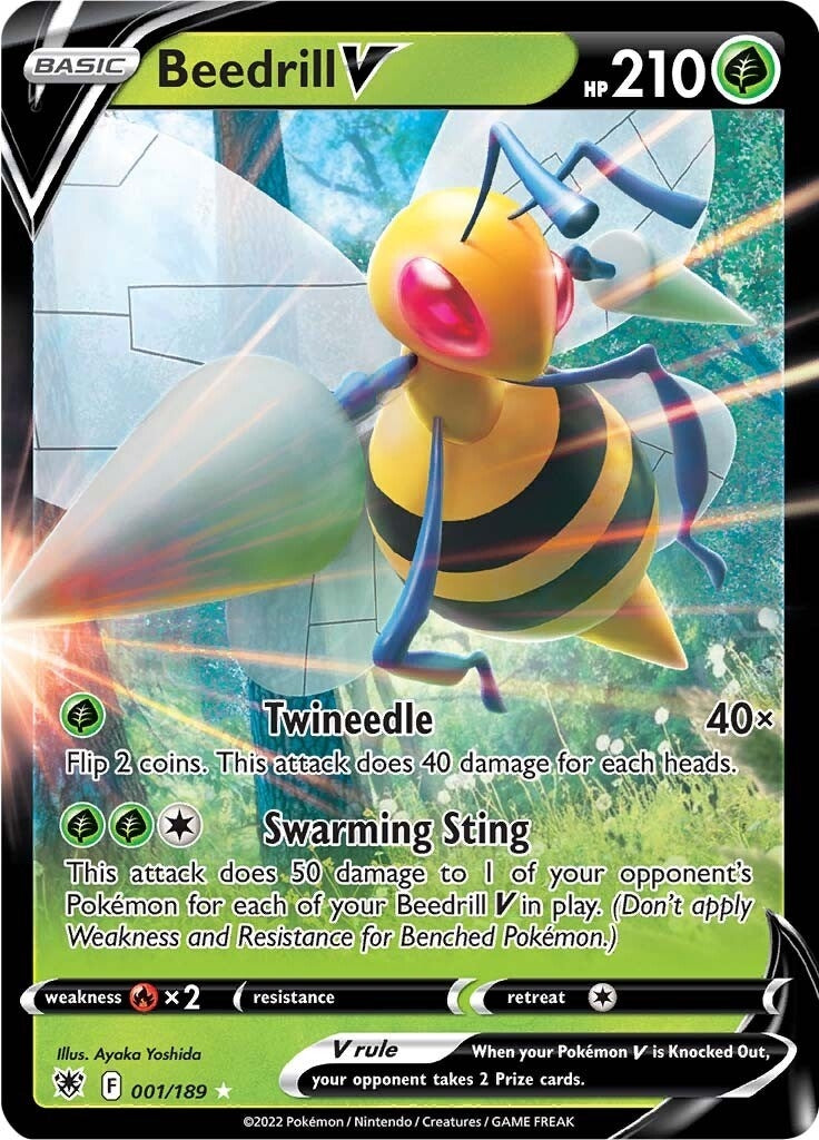 Image for Beedrill V (001/189) (SWSH10: Astral Radiance) (SWSH10) - Pokemon