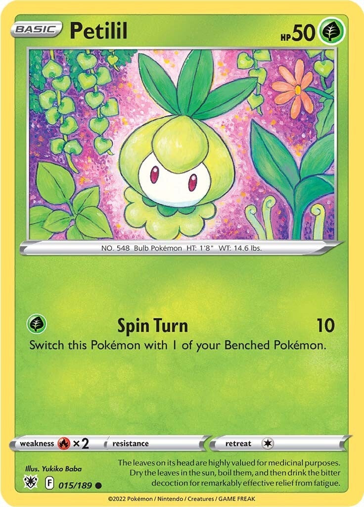 Image for Petilil (015/189) (SWSH10: Astral Radiance) (SWSH10) - Pokemon