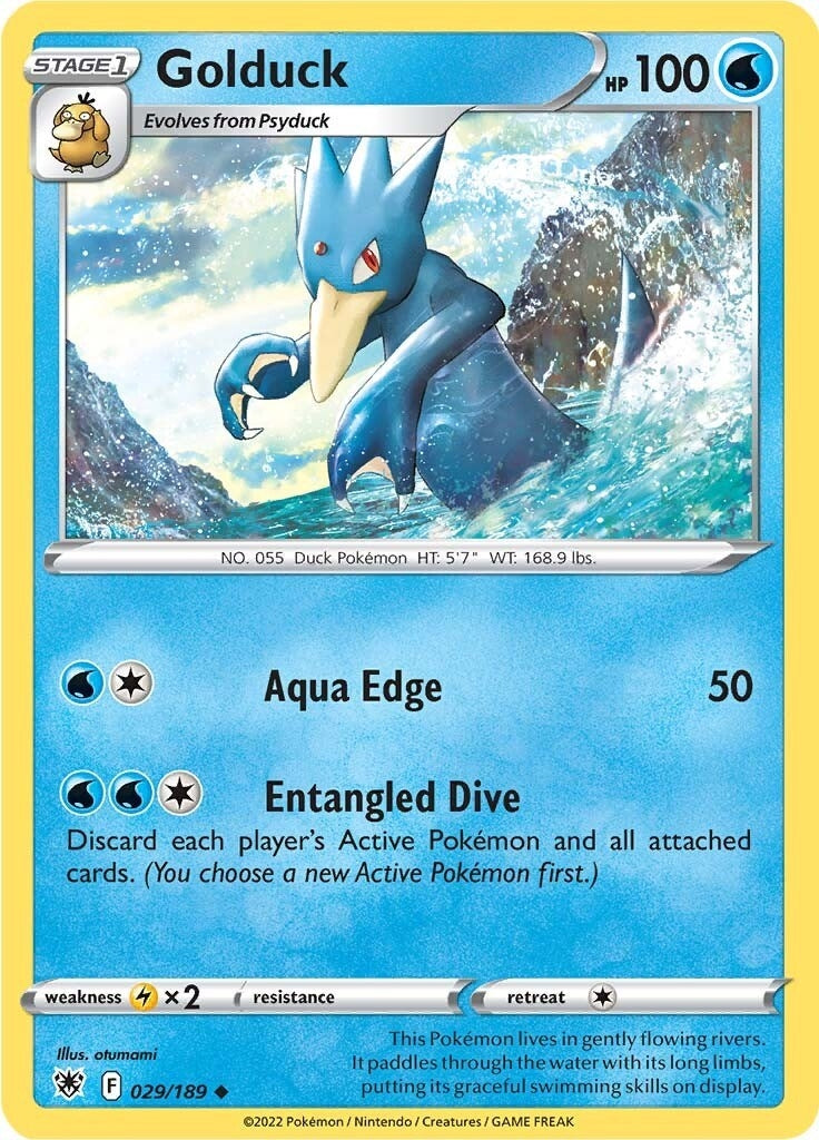 Image for Golduck (029/189) (SWSH10: Astral Radiance) (SWSH10) - Pokemon