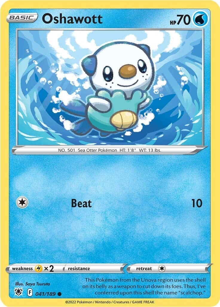 Image for Oshawott (041/189) (SWSH10: Astral Radiance) (SWSH10) - Pokemon