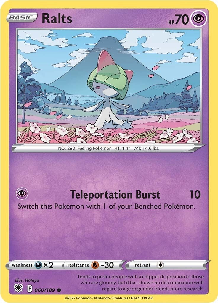 Image for Ralts (060/189) (SWSH10: Astral Radiance) (SWSH10) - Pokemon