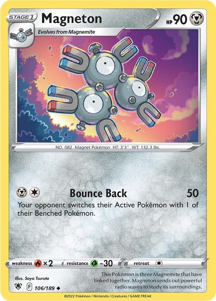 Image for Magneton (106/189) (SWSH10: Astral Radiance) (SWSH10) - Pokemon