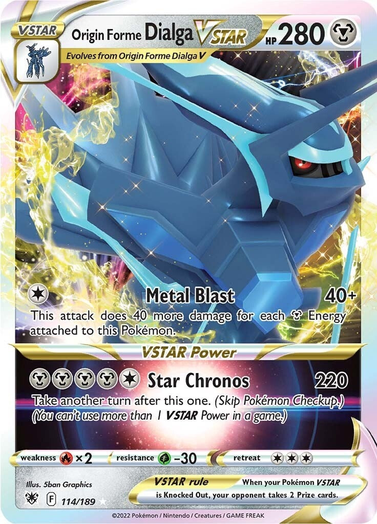 Image for Origin Forme Dialga VSTAR (114/189) (SWSH10: Astral Radiance) (SWSH10) - Pokemon