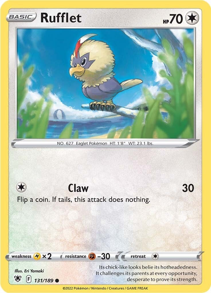 Image for Rufflet (131/189) (SWSH10: Astral Radiance) (SWSH10) - Pokemon