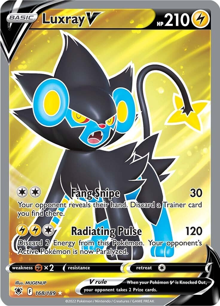 Image for Luxray V (Full Art) (168/189) (SWSH10: Astral Radiance) (SWSH10) - Pokemon