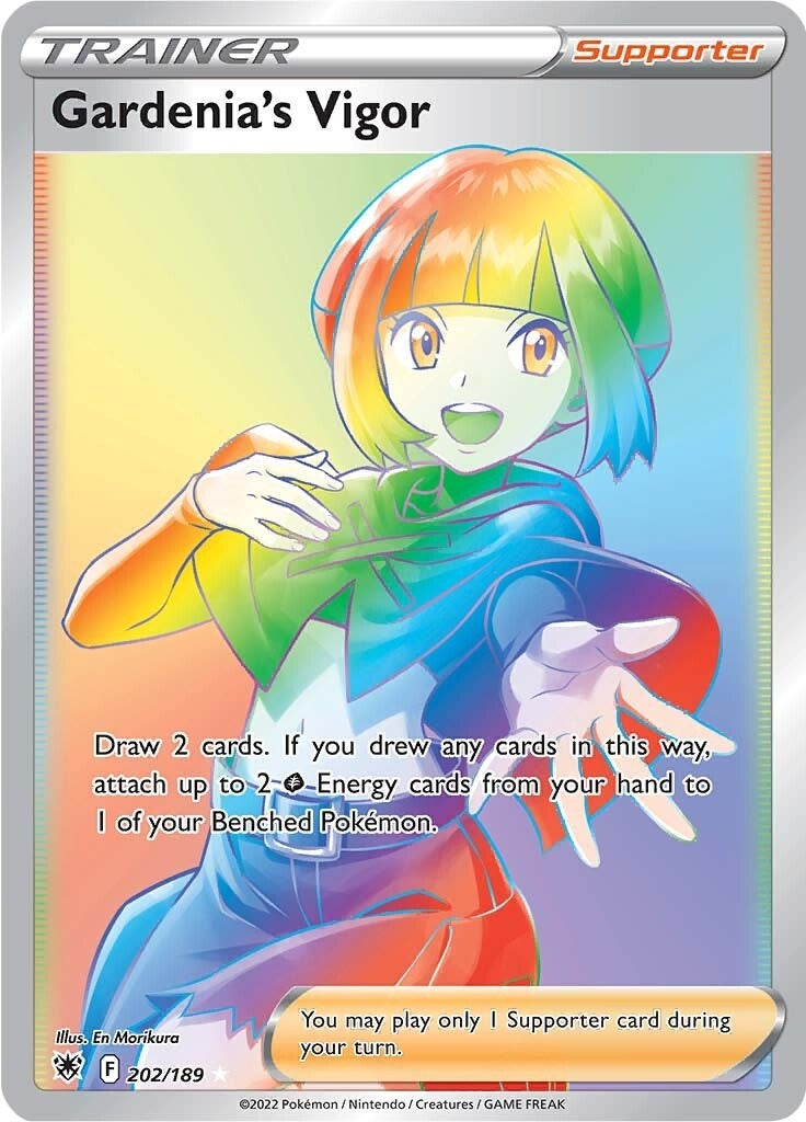 Image for Gardenia's Vigor (Secret) (202/189) (SWSH10: Astral Radiance) (SWSH10) - Pokemon