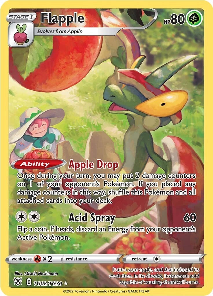 Image for Flapple (TG02/TG30) (SWSH10: Astral Radiance Trainer Gallery) (SWSH10:TG) - Pokemon