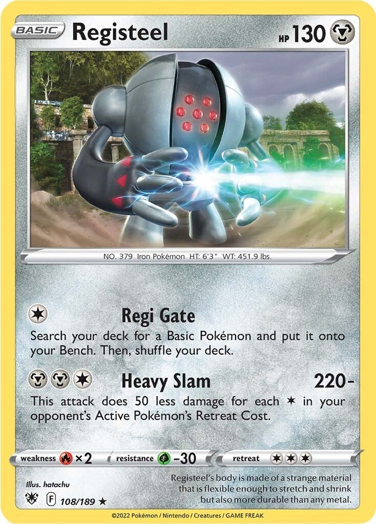 Image for Registeel (108/189) (SWSH10: Astral Radiance) (SWSH10) - Pokemon
