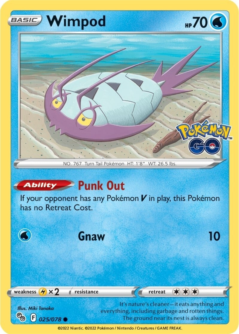 Image for Wimpod (025/078) (Pokemon GO) (PGO) - Pokemon