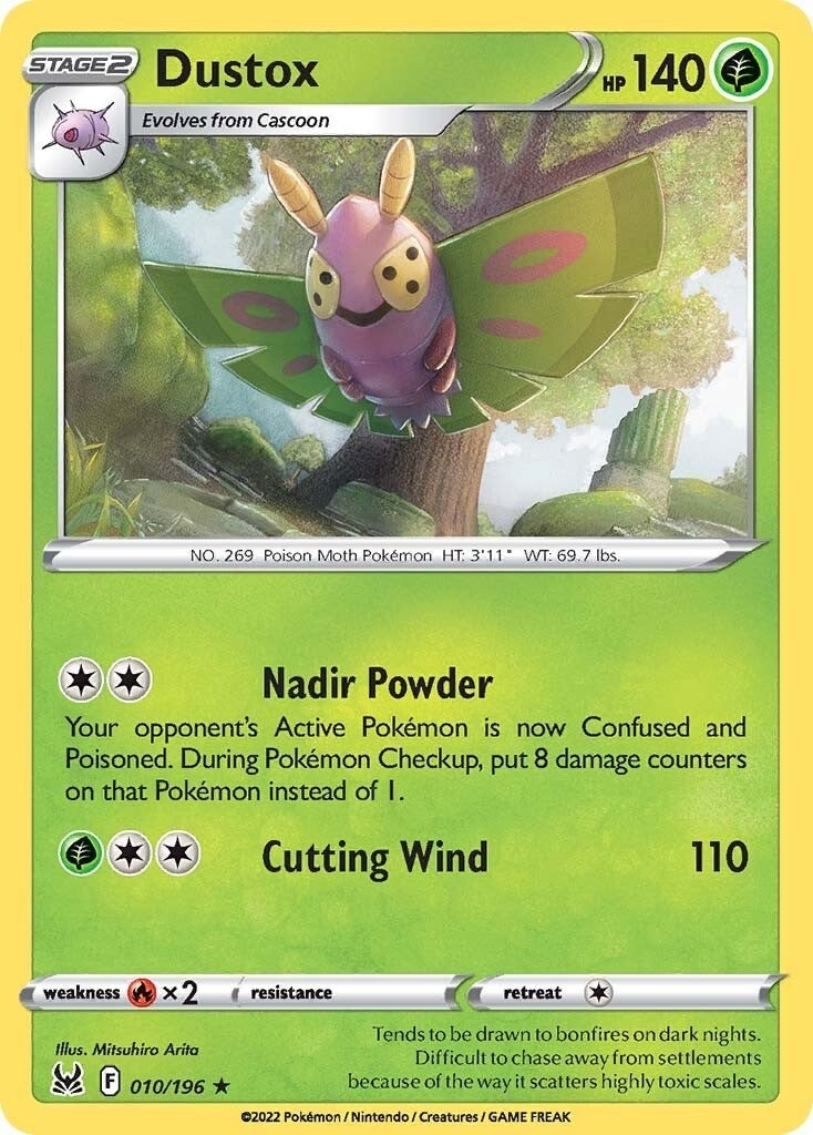 Image for Dustox (010/196) (SWSH11: Lost Origin) (SWSH11) - Pokemon