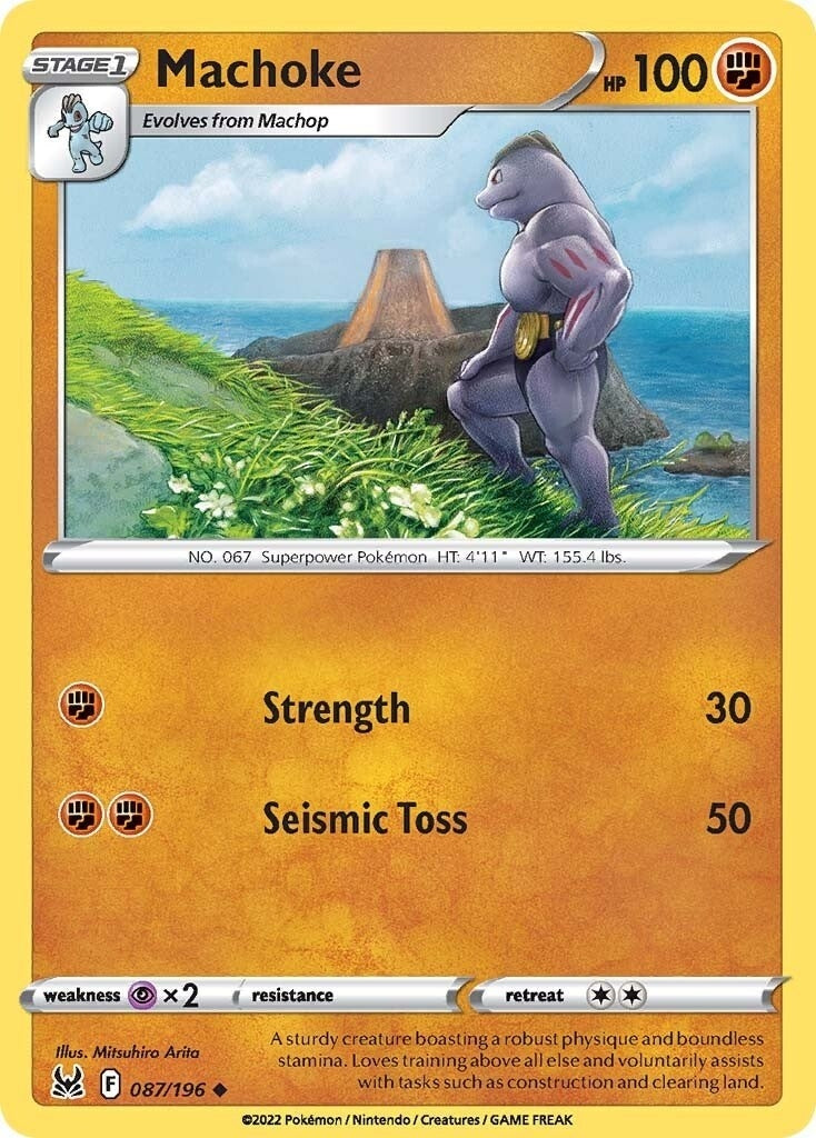 Image for Machoke (087/196) (SWSH11: Lost Origin) (SWSH11) - Pokemon