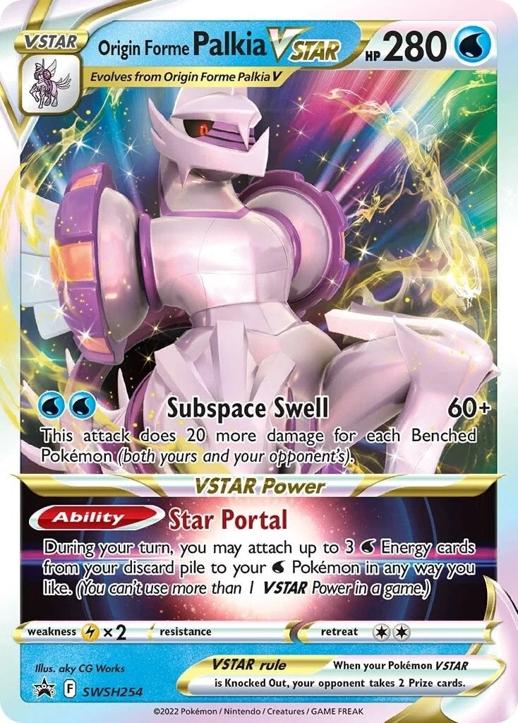 Image for Origin Forme Palkia VSTAR (SWSH254) (SWSH: Sword & Shield Promo Cards) (SWSD) - Pokemon