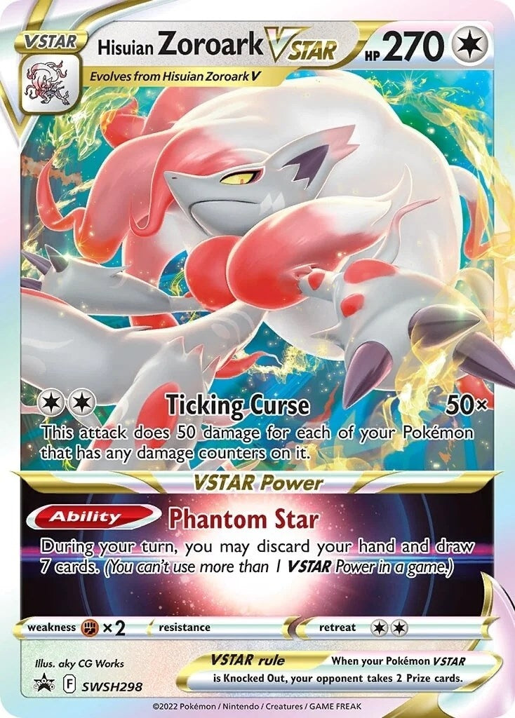 Image for Hisuian Zoroark VSTAR - SWSH298 (SWSH298) (SWSH: Sword & Shield Promo Cards) (SWSD) - Pokemon