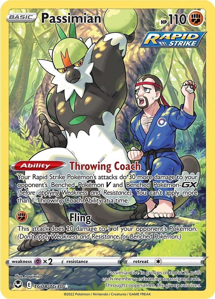 Image for Passimian (TG08/TG30) (SWSH12: Silver Tempest Trainer Gallery) (SWSH12: TG) - Pokemon