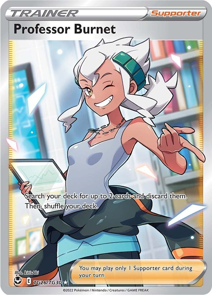Image for Professor Burnet (TG26/TG30) (SWSH12: Silver Tempest Trainer Gallery) (SWSH12: TG) - Pokemon