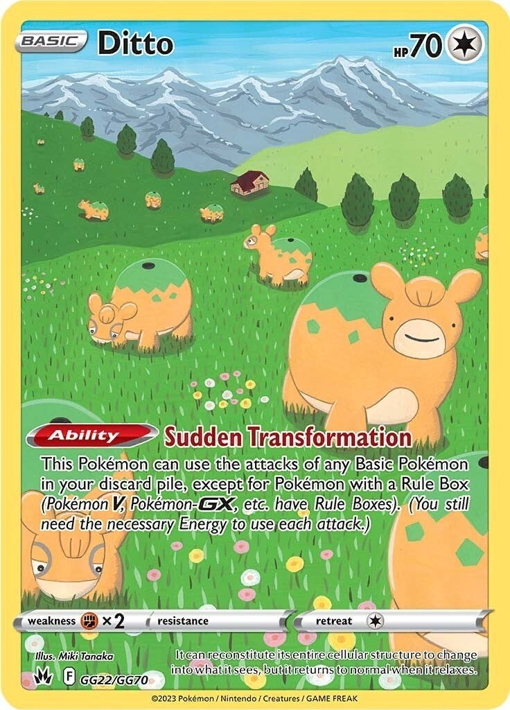 Image for Ditto (GG22/GG70) (SWSH: Crown Zenith: Galarian Gallery) (CRZ:GG) - Pokemon