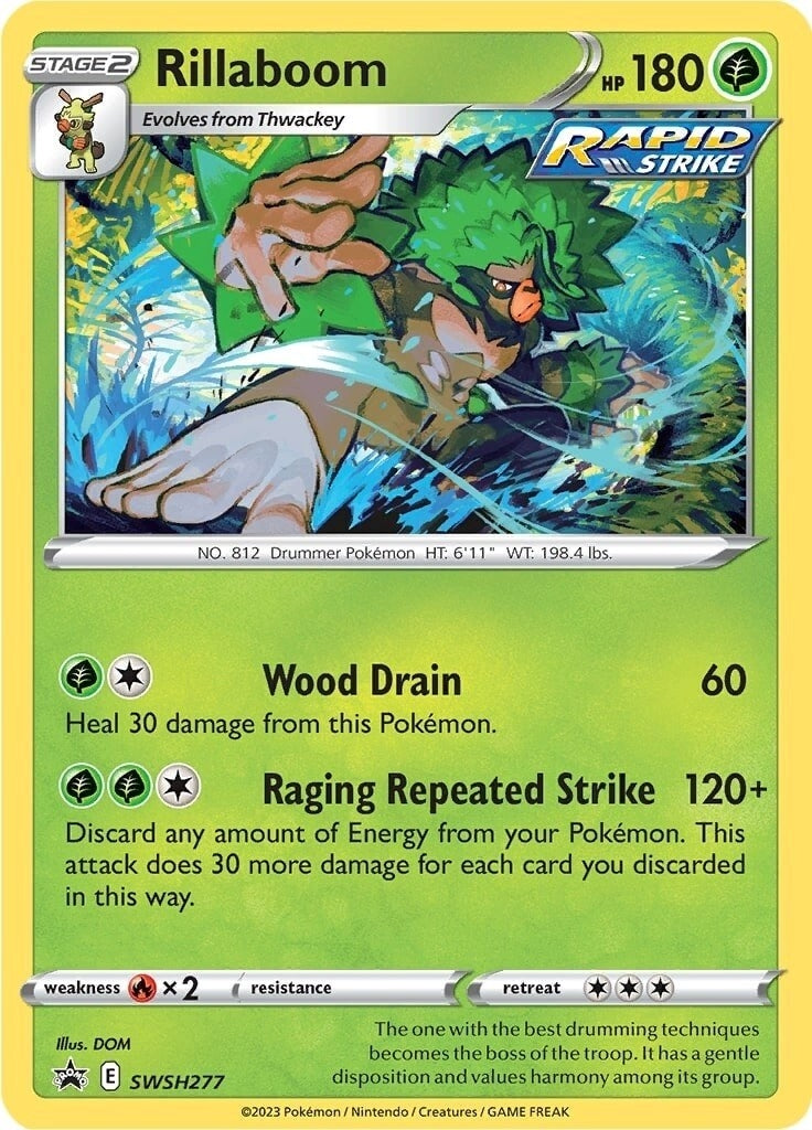 Image for Rillaboom - SWSH277 (SWSH277) (SWSH: Sword & Shield Promo Cards) (SWSD) - Pokemon